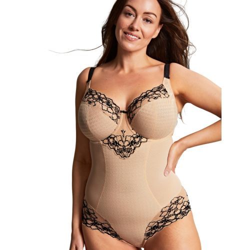 Panache Envy Bodysuit - Sand/Black