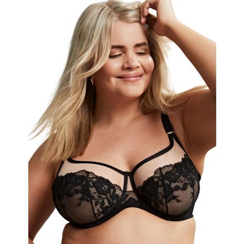 Sculptresse by Panache Josephine Full Cup Bra - Black/Latte