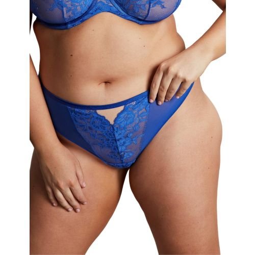 Sculptresse by Panache Josephine Thong - Cobalt/Latte