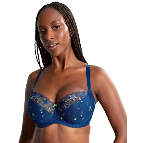 Cleo by Panache Blossom Balcony Bra - Celeste