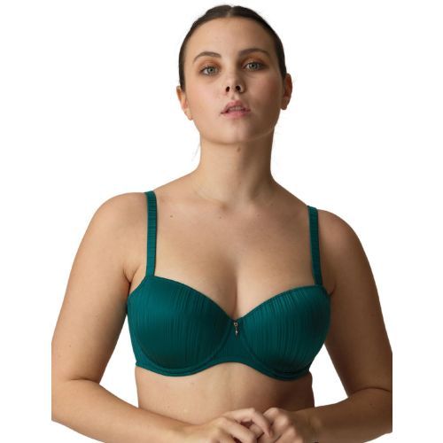 Prima Donna Twist Knokke Padded Balcony Bra - Jasper Green