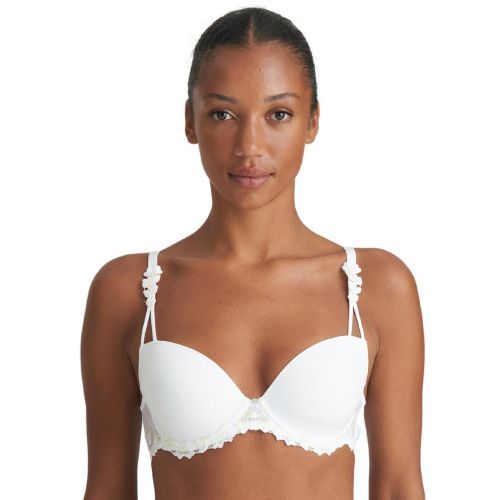 Marie Jo Leda Padded Plunge Bra - White