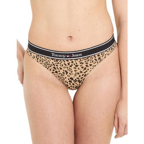 Tommy Hilfiger TJ Low Rise Thong - Leopard