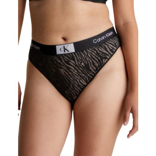 Calvin Klein CK96 High Waist Brief - Black