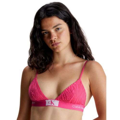 Calvin Klein CK96 Triangle Bra - Fuchsia Rose