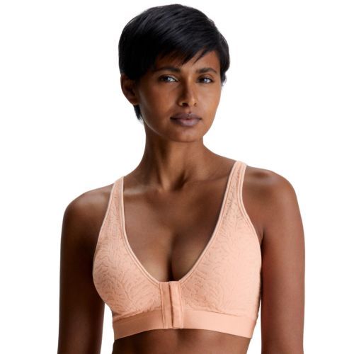 Calvin Klein Lace Recovery Bralette - Stone Grey