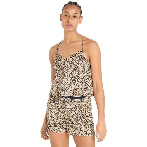 Tommy Hilfiger TJ Essentials Satin Cami And Short Set - Tj Leopard AOP
