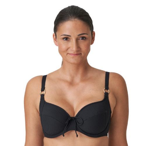 Prima Donna Sahara Full Cup Bikini Top - Black