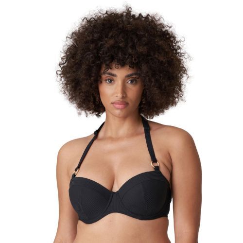 Prima Donna Sahara Padded Balcony Bikini Top - Black