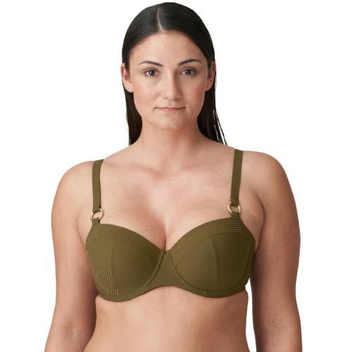 Prima Donna Sahara Padded Balcony Bikini Top - Olive