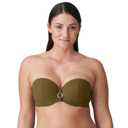 Prima Donna Sahara Strapless Bikini Top - Olive