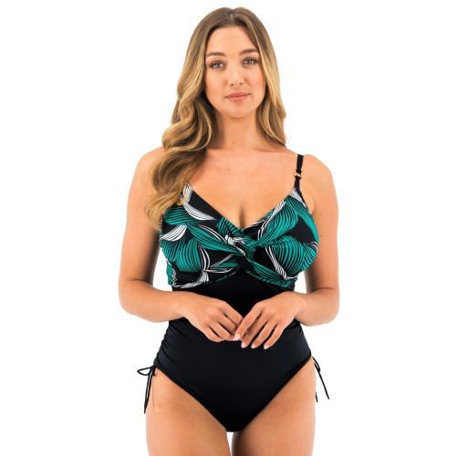 Fantasie Saint Lucia Twist Front Swimsuit - Black