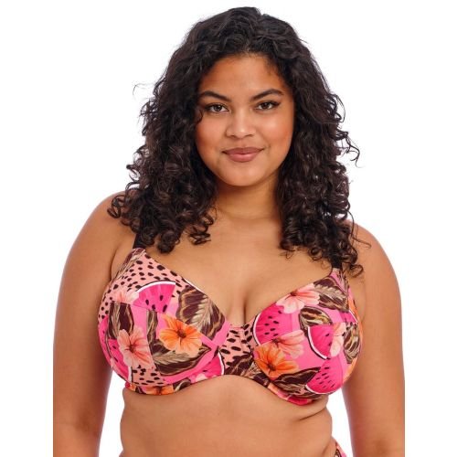 Elomi Cabana Nights Plunge Bikini Top - Multi