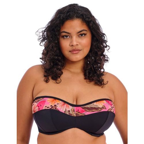 Elomi Cabana Nights Bandeau Bikini Top - Multi