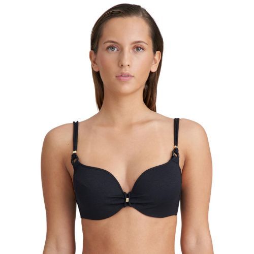 Marie Jo Dahu Heart Shaped Bikini Top - Black