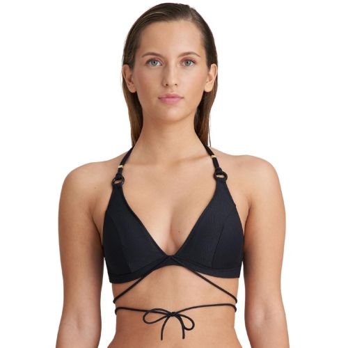 Marie Jo Dahu Padded Triangle Bikini Top - Black