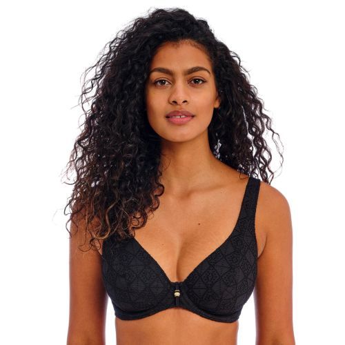 Freya Nomad Nights High Apex Bikini Top - Black