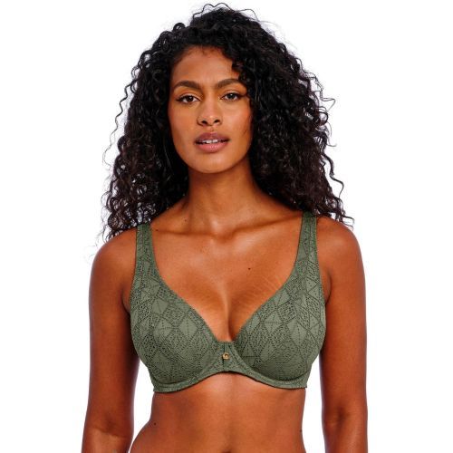 Freya Nomad Nights High Apex Bikini Top - Sage