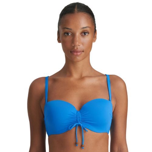 Marie Jo Flidais Padded Strapless Bikini Top - Blue Mistral