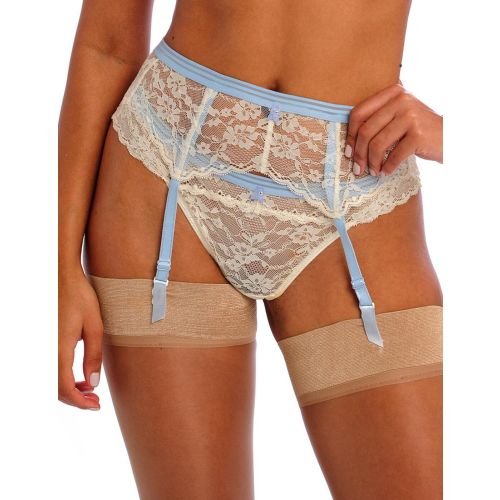 Freya Offbeat Suspender Belt - Something Blue