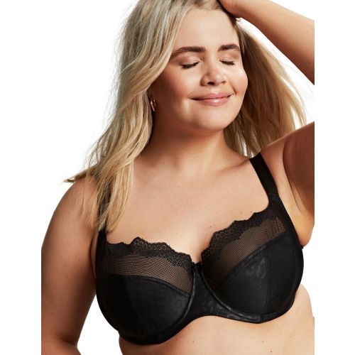 Sculptresse by Panache Esme Balcony Bra - Black Animal