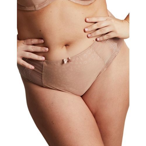 Sculptresse by Panache Esme Deep Brief - Mocha Animal