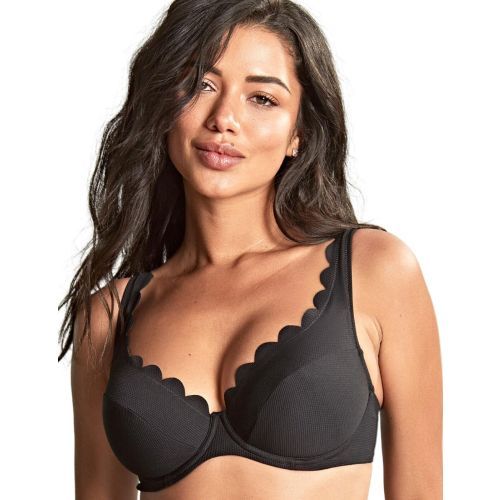 Panache Spirit Lauren Plunge Bikini Top - Black