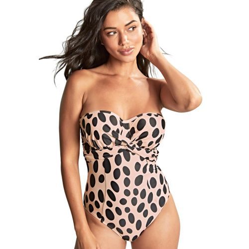 Panache Amalfi Tatiana Twist Bandeau Swimsuit - Amalfi Print