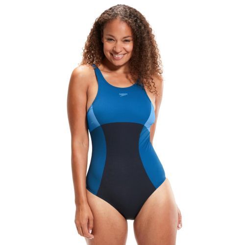 Speedo Enlance Swimsuit - Black/Blue