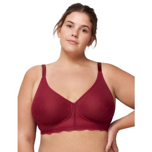 Triumph Mirage Spotlight Plunge Bra - Rumba Red