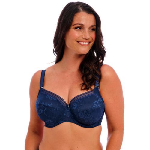 Fantasie Fusion Lace Side Support Bra - French Navy