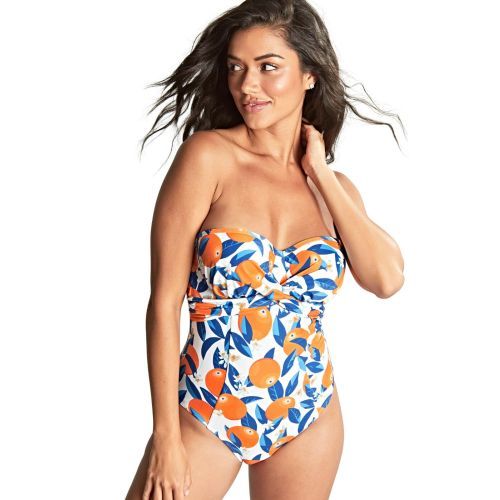 Panache Sicily Tatiana Twist Bandeau Swimsuit - Sicily Print