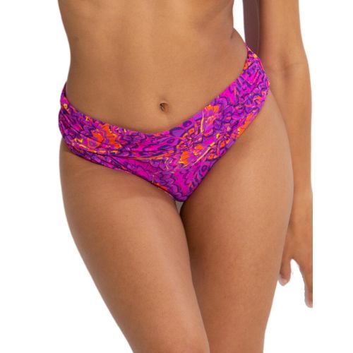 Pour Moi Bermuda Fold Over Bikini Brief - Multi