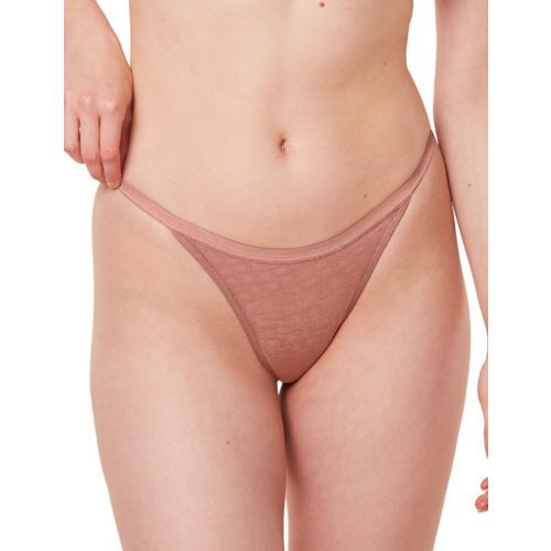 Triumph Signature Sheer Thong - Toasted Almond