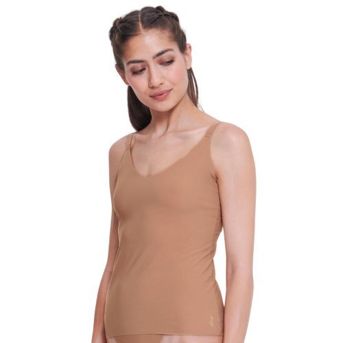 Sloggi Zero Feel Spaghetti Top - Nostalgic Brown