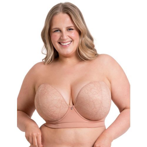 Curvy Kate Hey Girls Superplunge Strapless Bra - Latte