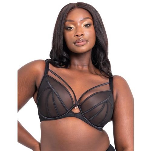 Scantilly by Curvy Kate Senses Plunge Bra - Black