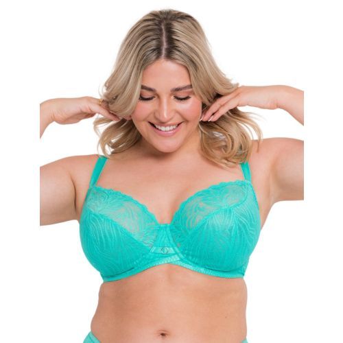 Curvy Kate Lace Daze Balcony Bra - Blue Lagoon