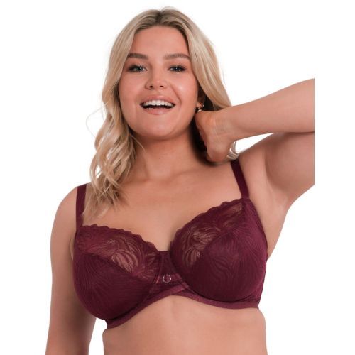 Curvy Kate Lace Daze Balcony Bra - Claret