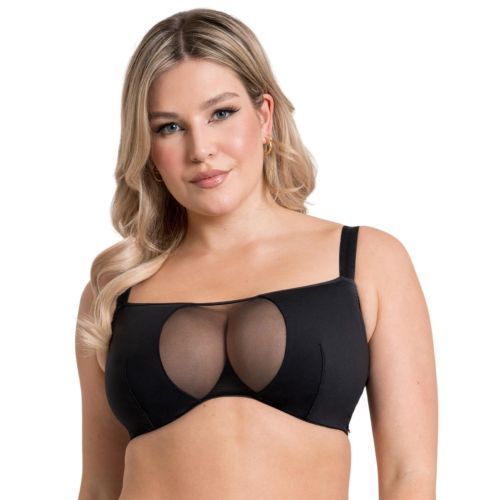 Scantilly by Curvy Kate Swerve Bandeau Bra - Black