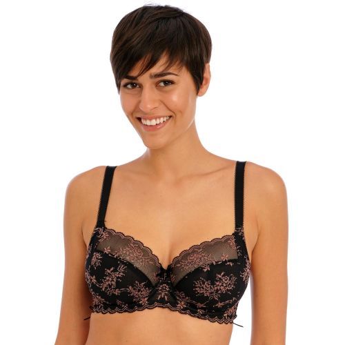 Freya Offbeat Decadence Side Support Bra - Black