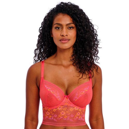 Freya Sydnie Longline Bra - Strawberry Ice