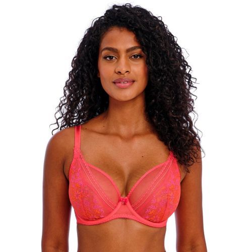 Freya Sydnie High Apex Plunge Bra - Strawberry Ice