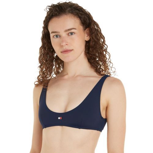 Tommy Hilfiger TJ Heritage Scoop Bralette Bikini Top - Dark Night Navy