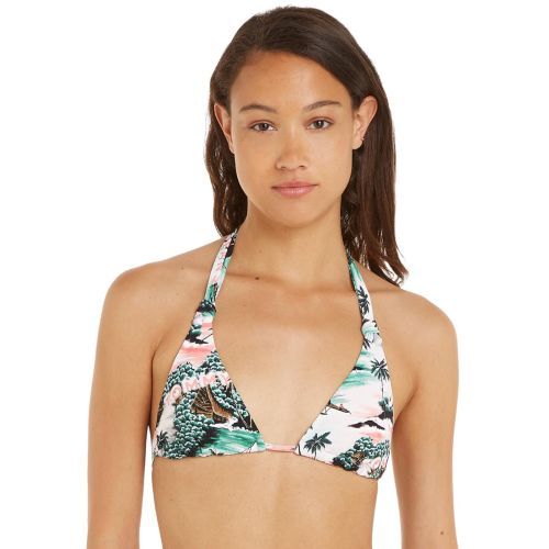 Tommy Hilfiger TJ Heritage Triangle Bikini Top - Hawaiian Tickled Pink