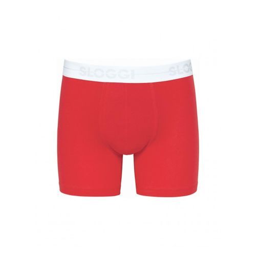 Sloggi Men Go Short Trunk 2 Pack - Red/Light Combination