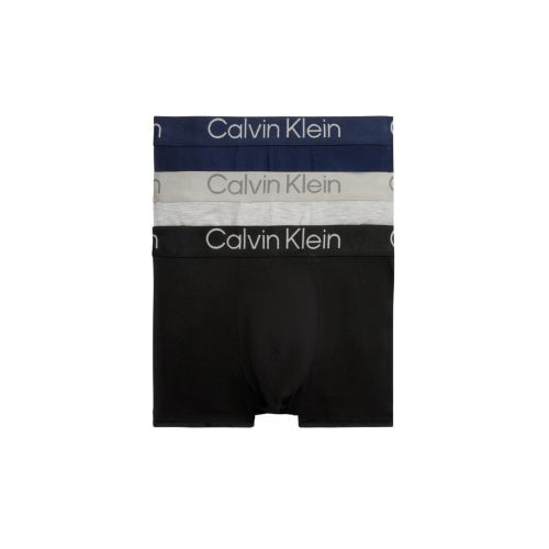 Calvin Klein Trunks 3 Pack - Black/Blue Shadow/Grey Heather