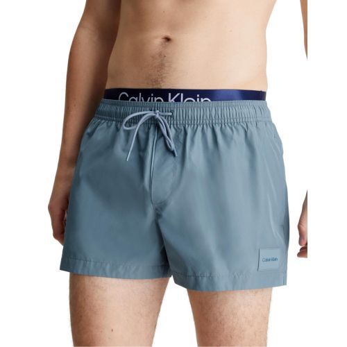 Calvin Klein CK Steel Double Waistband Short - Muted Cerulean