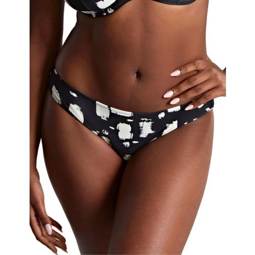 Panache Classic Bikini Brief - Black Sand Print