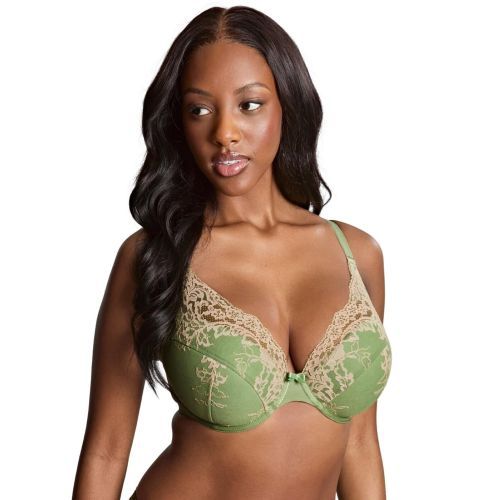 Panache Ana High Apex Plunge Bra - Sage/Sand